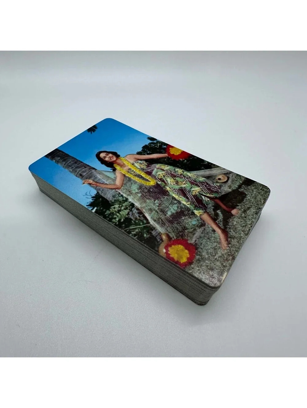 Vintage ARRCO Hawaiian Hula Girl Souvenir Playing Cards 52 Card Deck EUC
